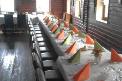 gedeckte Tafel